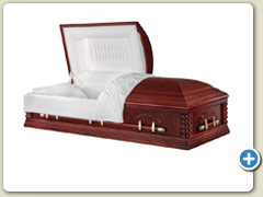 Rental Cherry / Rosetan Crepe w/ Alternative Container (cremation only)